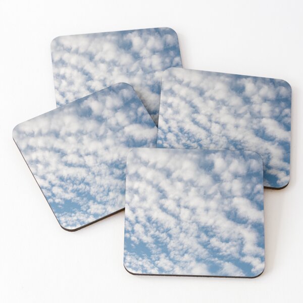 Item preview, Cirrocumulus clouds against blue sky designed and sold by Juhku.