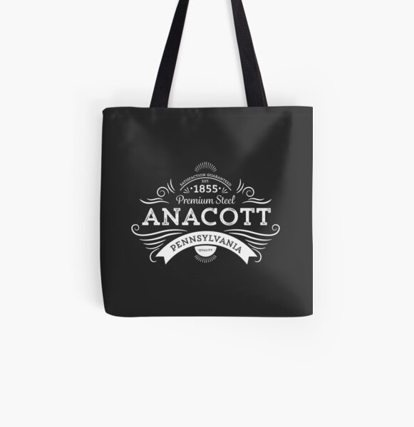 Anacott Steel Logo All Over Print Tote Bag