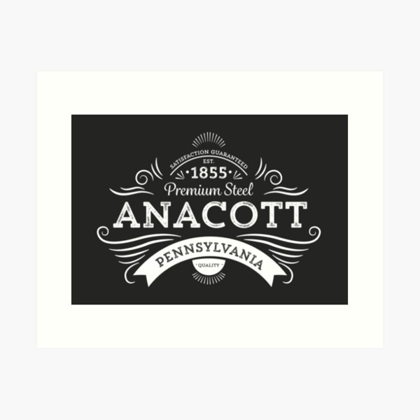 Anacott Steel Logo Art Print