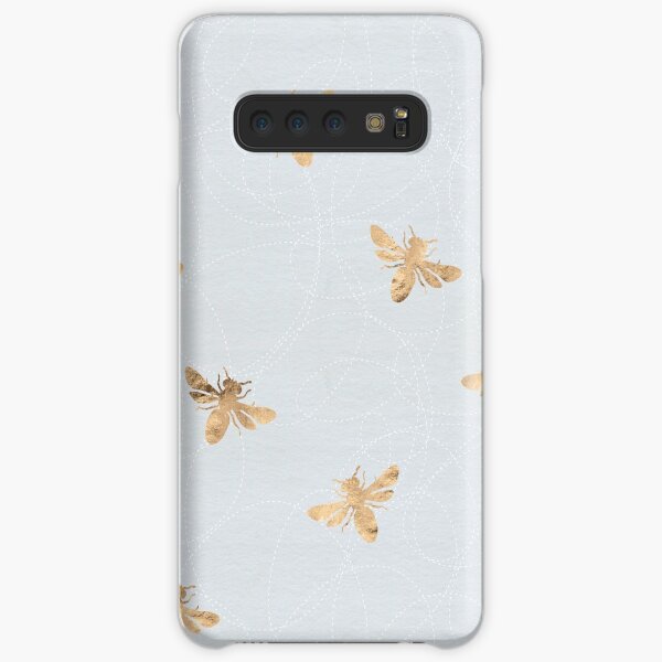 Rose Gold Bees Pattern Samsung Galaxy Snap Case