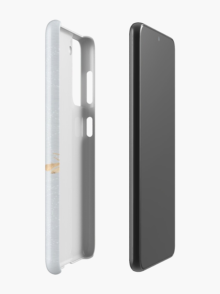 Alternate view of Rose Gold Bees Pattern Case & Skin for Samsung Galaxy