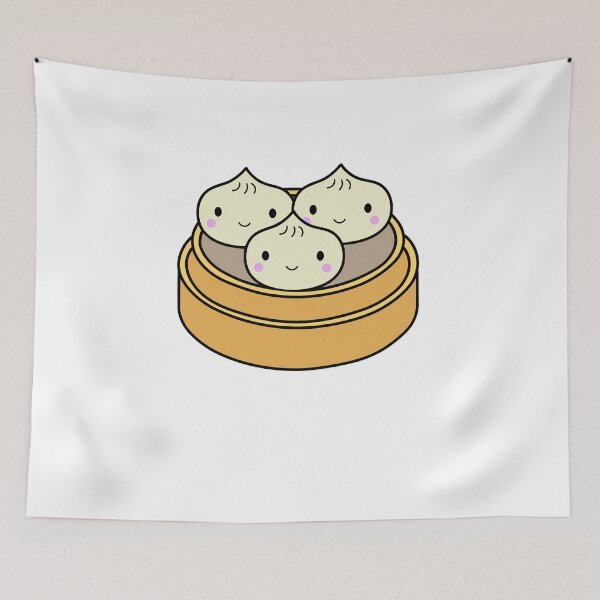Item preview, Kawaii Dim Sum Chinese Food Dumpling Xiao Long Bao Gift Idea designed and sold by mariekawaii.