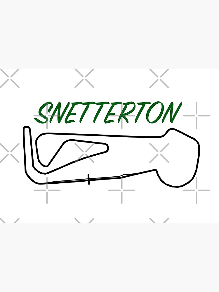 Snetterton Circuit' Poster, picture, metal print, paint by