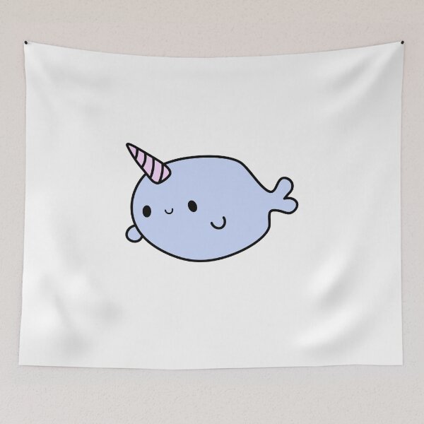 Item preview, ¡Lindo Kawaii Chubby Narwhal, el unicornio del mar! designed and sold by mariekawaii.