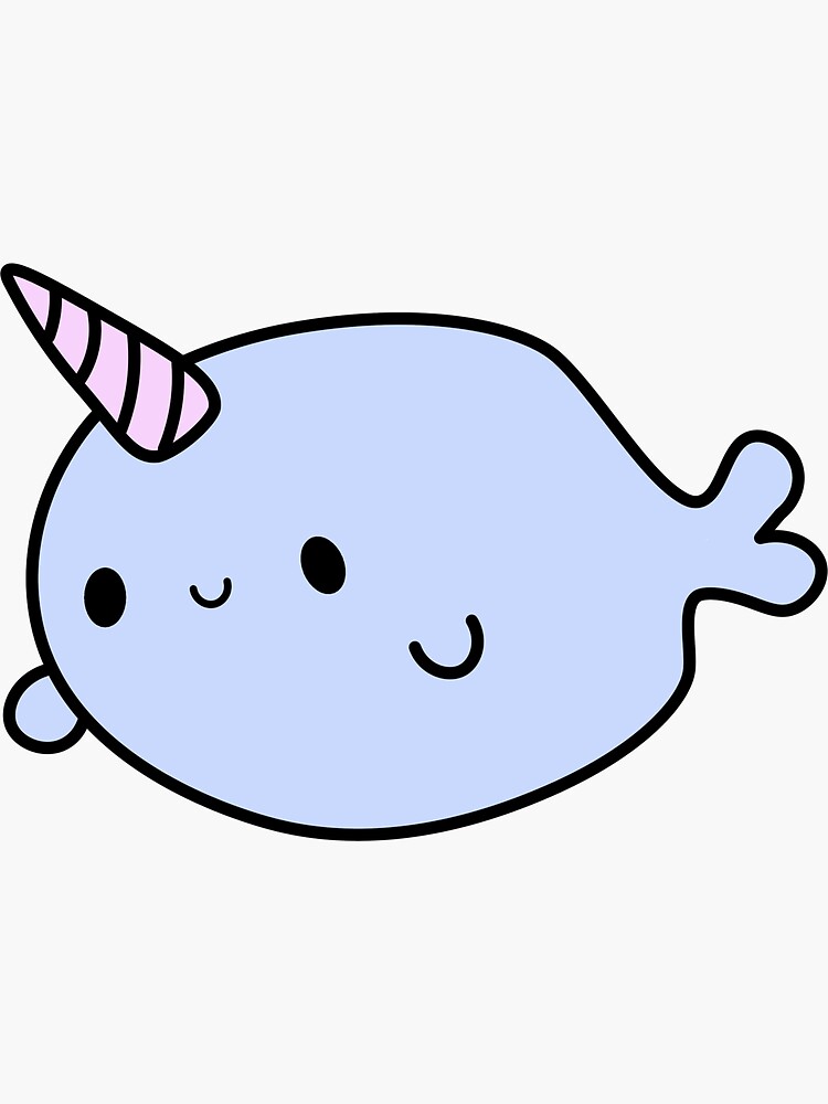 Adorable Feeling Stabby 8Bit Narwhal Funny Whale Digital Art By The Perfect Presents - View #4