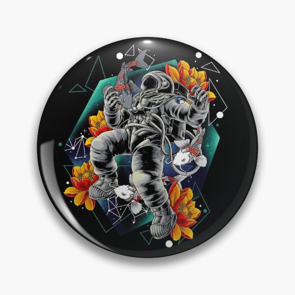 Heureux Spaceman Badge