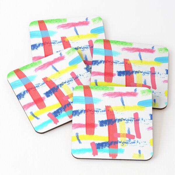 Item preview, Colorful Bright Abstract Paint Stripe Modern Design designed and sold by Artification.