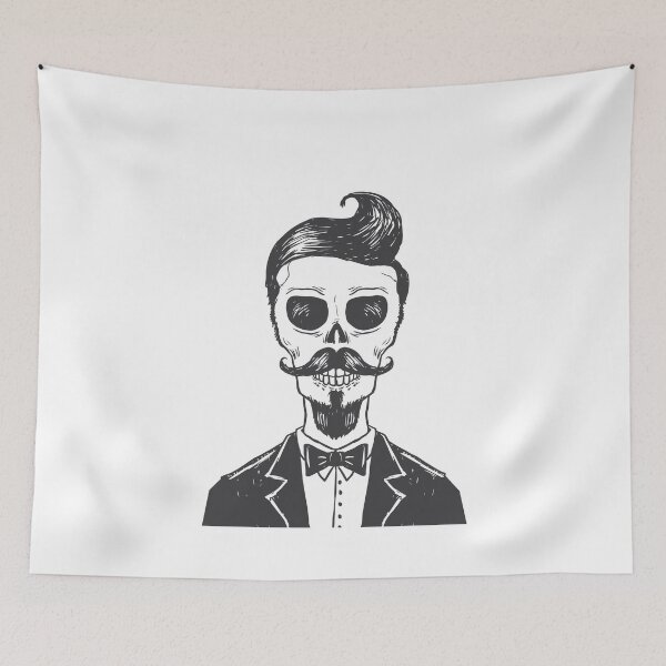 Item preview, Vintage skeleton barber vintage  designed and sold by Arctic frame studio.