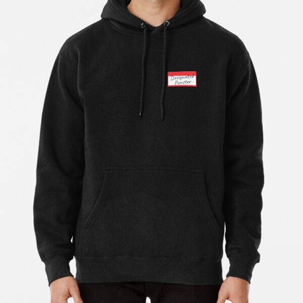 Designated Punster Slim Fit T-Shirt Pullover Hoodie