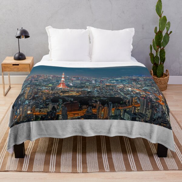 Item preview, Classic Tokyo Skyline at Night with Tokyo Tower designed and sold by Jordan McChesney.