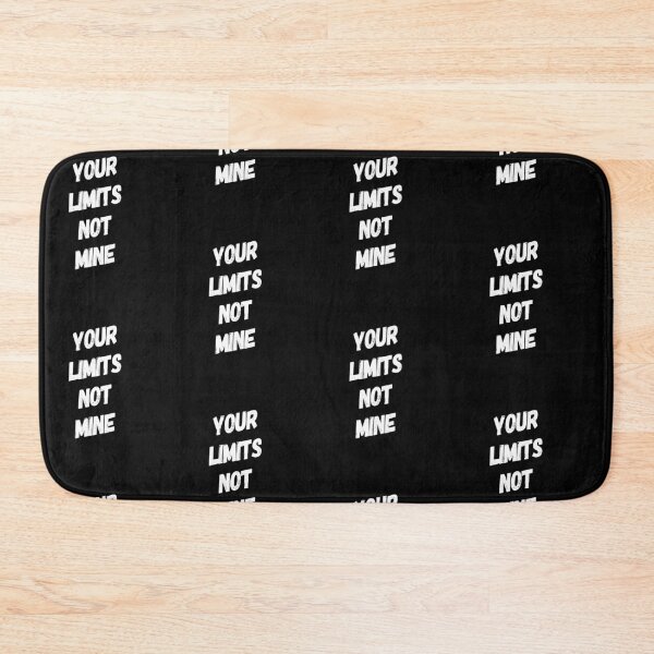 Item preview, Your Limits Not Mine . An Inspirational Quote to Achieve Fitness and  a Money Mindset designed and sold by DesignsbyZazz.