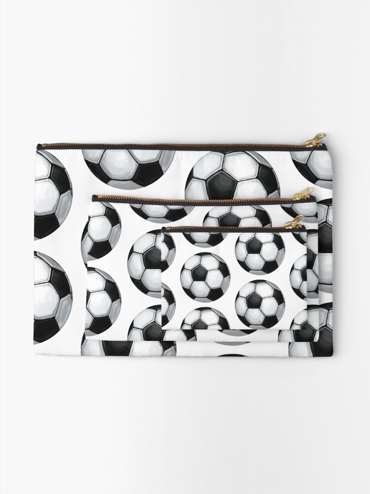 Alternate view of Soccer Ball Zipper Pouch