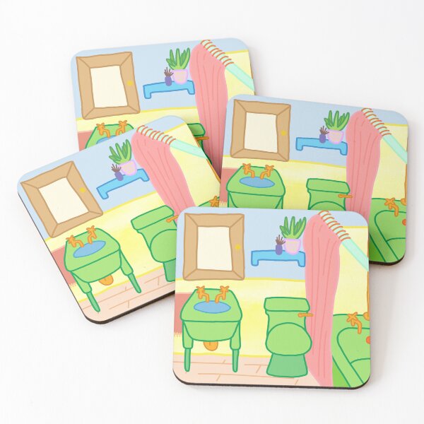 Item preview, Clean, Green, Bathroom designed and sold by Kathrino.