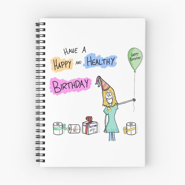 Item preview, Happy and Healthy Birthday (Coronavirus Birthday Girl)  designed and sold by Martin Peck.