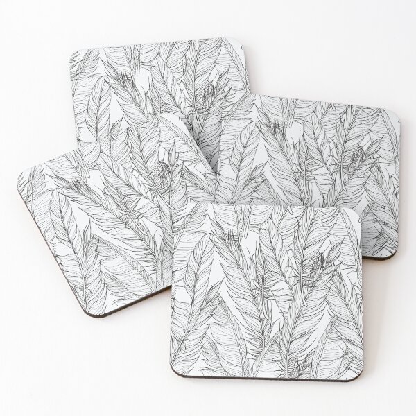 Item preview, Feather b&w designed and sold by Pacesyte.