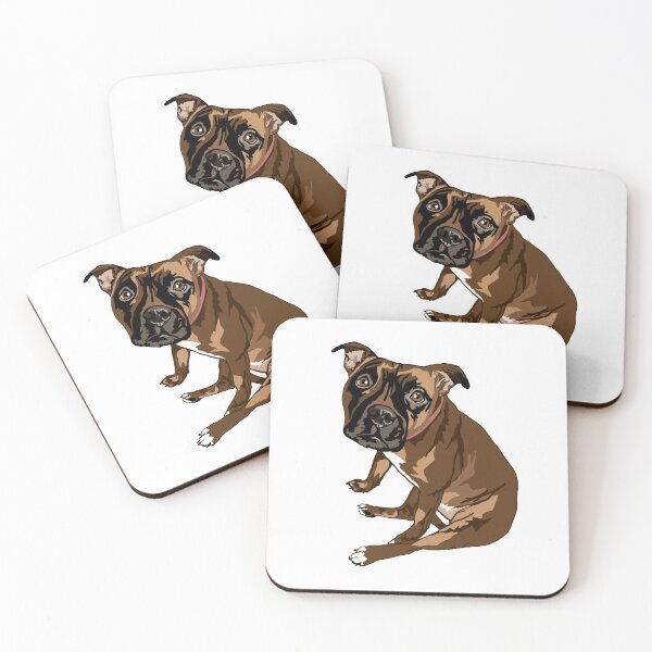 Item preview, Avery the Boxer Pug Cross designed and sold by Quick Brown Fox Canada.