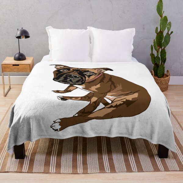 Item preview, Avery the Boxer Pug Cross designed and sold by Quick Brown Fox Canada.