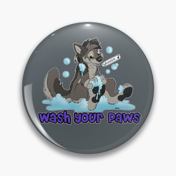 Item preview, Wash your Paws - Wolf designed and sold by CooperToonhyena.