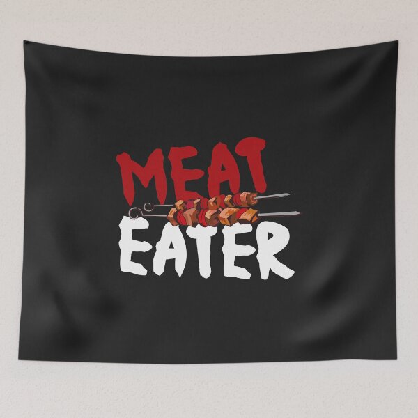 Item preview, Meat EATer carnivore barbecue bbq grill funny grilling gift designed and sold by hadleydesigns.