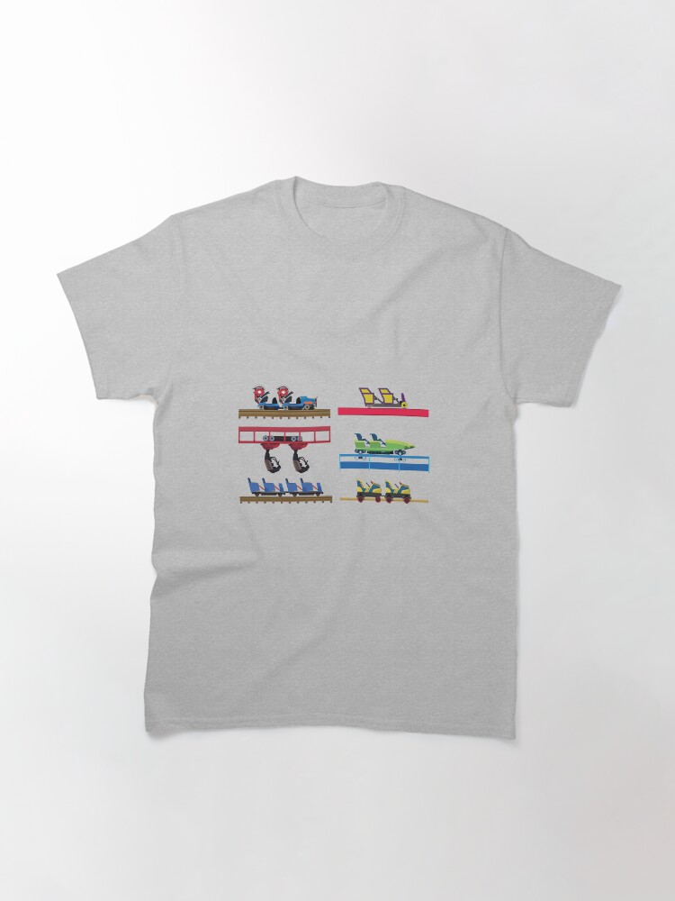 Alternate view of Kentucky Kingdom Coaster Cars Classic T-Shirt