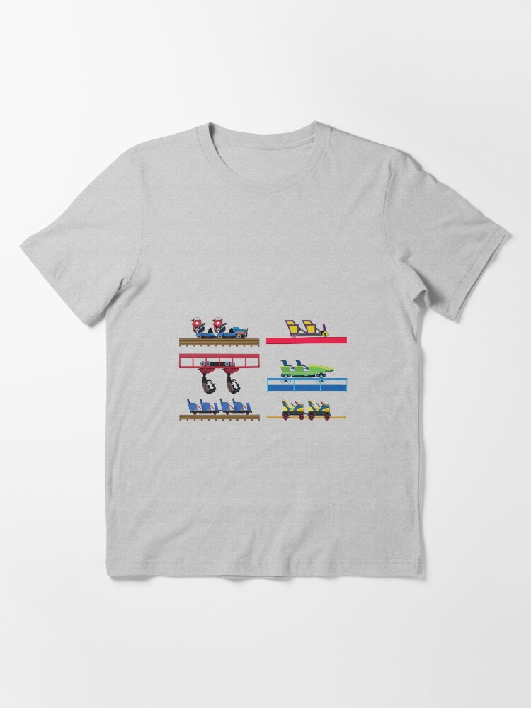 Alternate view of Kentucky Kingdom Coaster Cars Essential T-Shirt