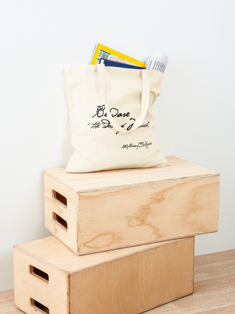 Thumbnail 4 of 5, Tote Bag, Beware the Ides of March Quote designed and sold by Styled Vintage.