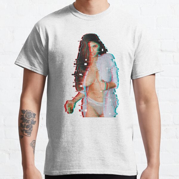 mia khalifa glitched art work Classic T-Shirt