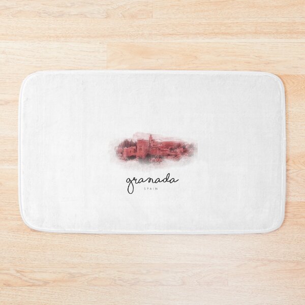 Artikelvorschau, GRANADA SPANIEN MINIMALIST DESIGN WATERCOLOR BESUCHEN SIE SPANIEN entworfen und verkauft von Tropical Blood.