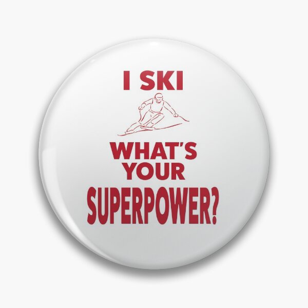 Item preview, I Ski What's Your Superpower Funny Skiing Tshirt  designed and sold by styleagenda.