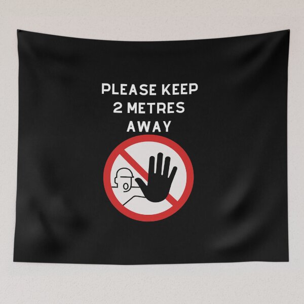 Item preview, Please Keep 2 Metres Away designed and sold by DiverseMerch.