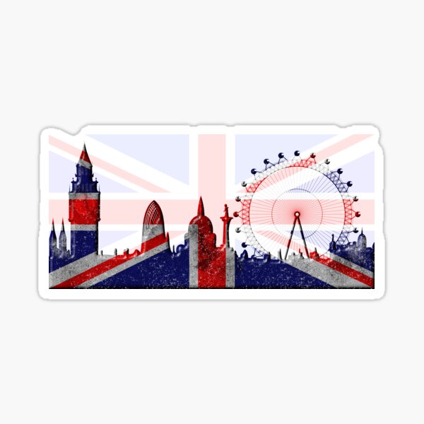 Item preview, London city skyline designed and sold by siloto.