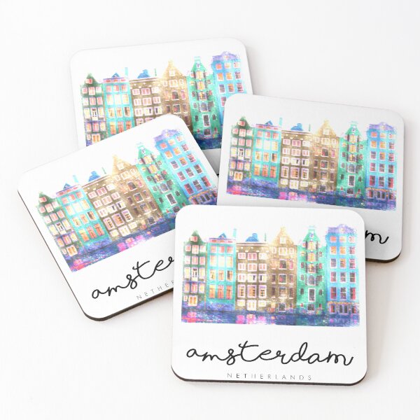 Item preview, AMSTERDAM HOUSES NETHERLANDS MINIMALIST DESIGN EUROPE  designed and sold by Tropical Blood.