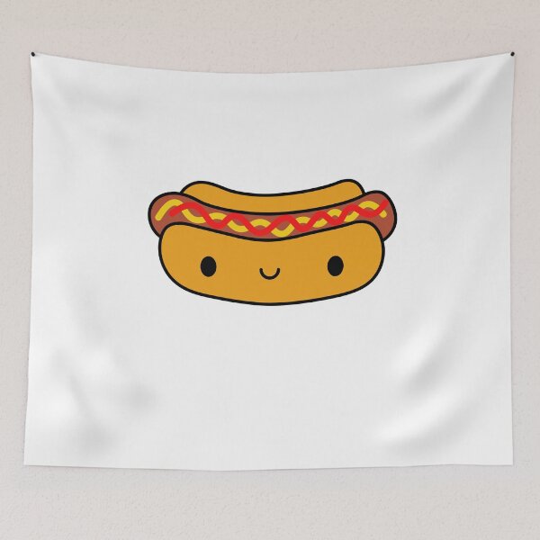 Item preview, Kawaii Hot Dog Cute Junk Food Shirt  designed and sold by mariekawaii.