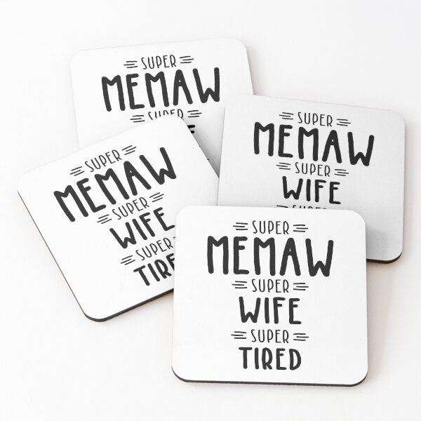 Item preview, Super Memaw Super Wife Super Tired Gift designed and sold by cidolopez.