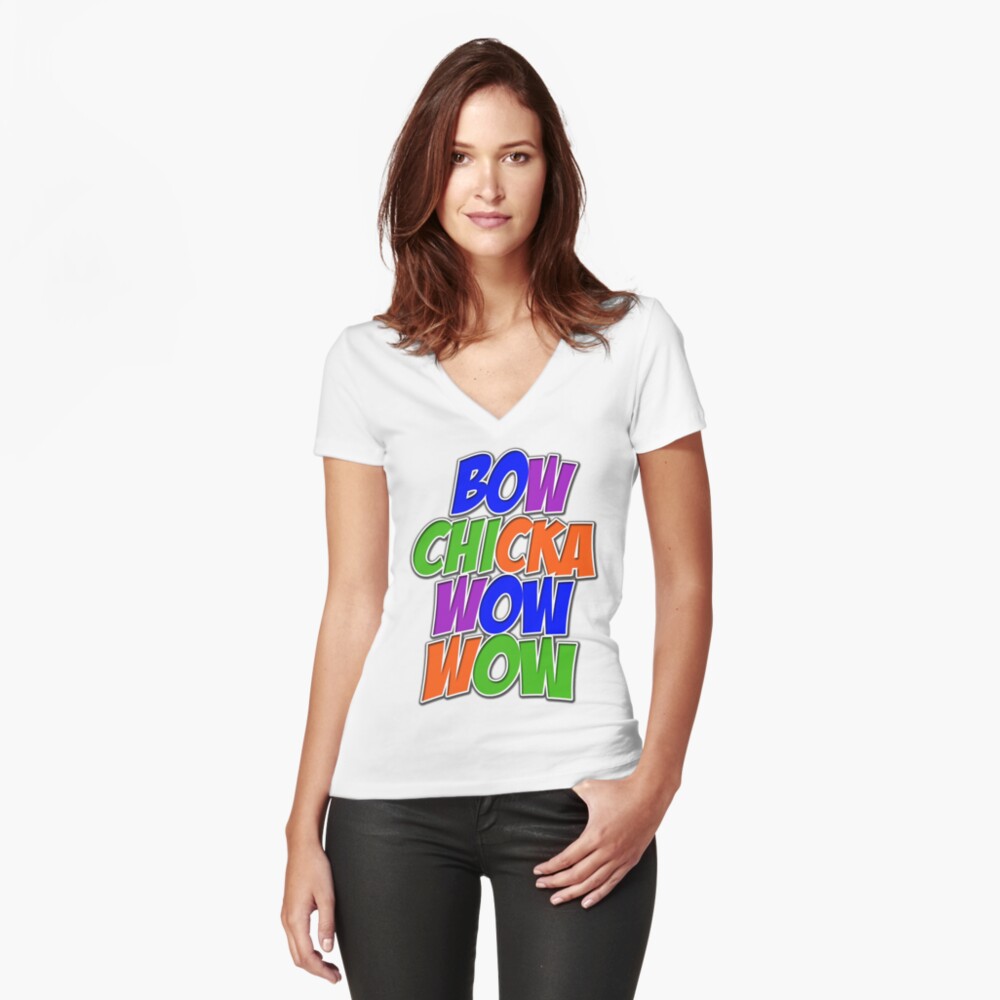 Item preview, Fitted V-Neck T-Shirt designed and sold by mrjacksonuk85.