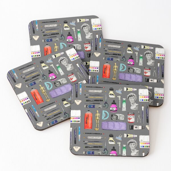 Item preview, Artists materials. art materials. watercolor illustration designed and sold by lara-kaluga.