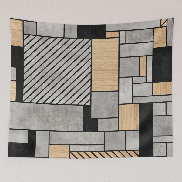 Item preview, Random Pattern - Concrete and Wood designed and sold by Zoltan Ratko.