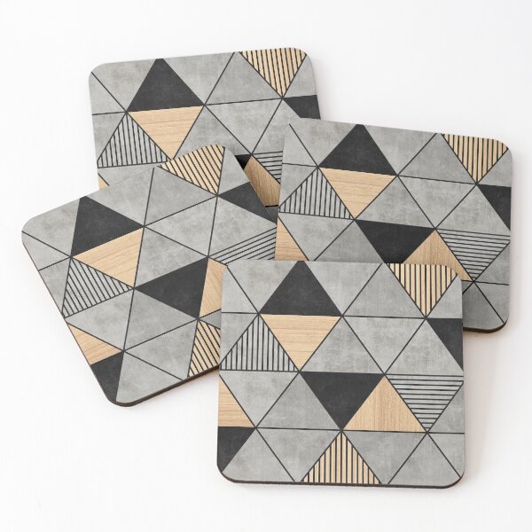 Item preview, Concrete and Wood Triangles 2 designed and sold by Zoltan Ratko.