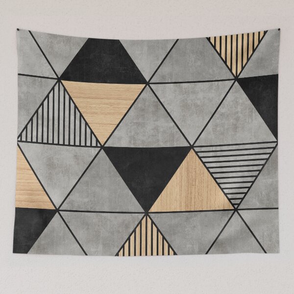 Item preview, Concrete and Wood Triangles 2 designed and sold by Zoltan Ratko.