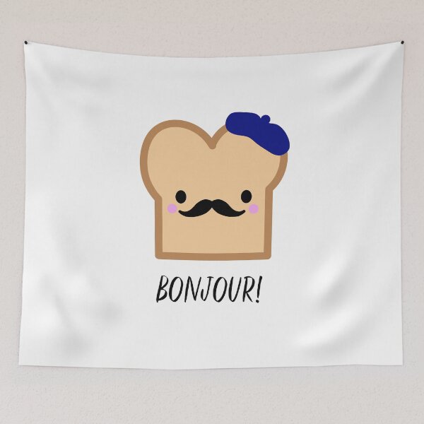 Aperçu de l'œuvre French Toast Shirt Cute Kawaii Toast Francophile Gifts Funny Food créée et vendue par mariekawaii.