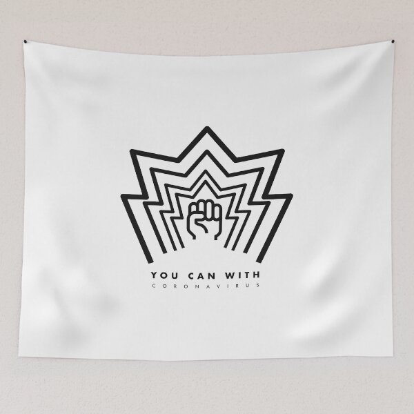 Item preview, YOU CAN WITH CORONAVIRUS - MINIMALIST DESIGN -message encouraging  designed and sold by Tropical Blood.