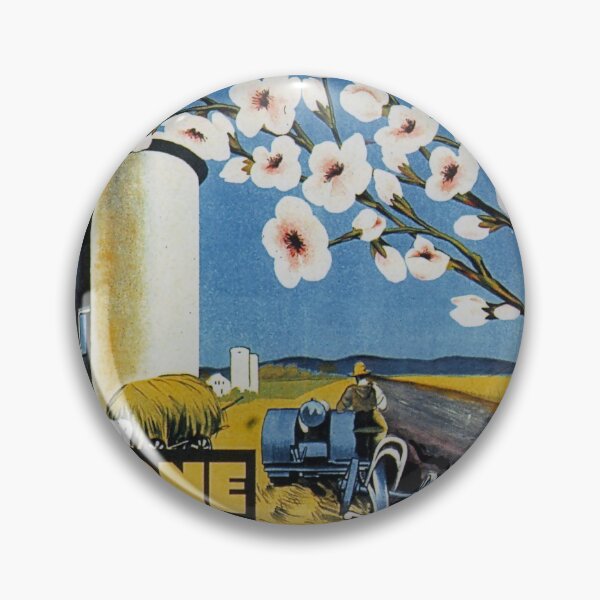 Item preview, Salone dela machine agricole vintage travel poster designed and sold by stickart-marek.