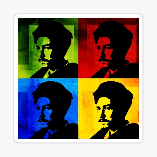 EZRA POUND - EXPATRIATE AMERICAN CRITIC AND POET Sticker