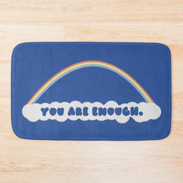 Item preview, Rainbow Positivity: Enough (Transparent Text)  designed and sold by SimplyPride.