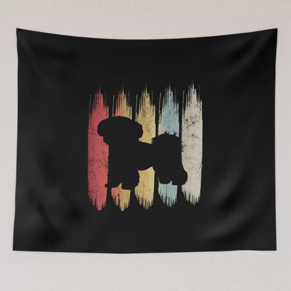 Item preview, Vintage Bichon Frise Lover Retro Puppy Silhouette Gift design designed and sold by Grabitees.