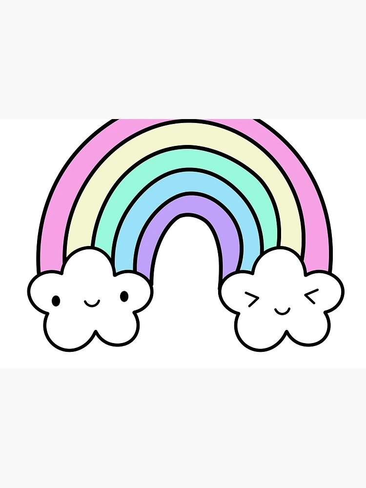 Happy Rainbow Cloud Non-Slip Bath Mat – Kawaiies