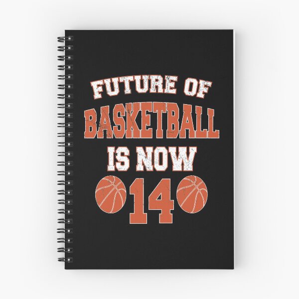 Item preview, Future Of Basketball Is Now 14 - Teen 14th Birthday Baller graphic designed and sold by Grabitees.