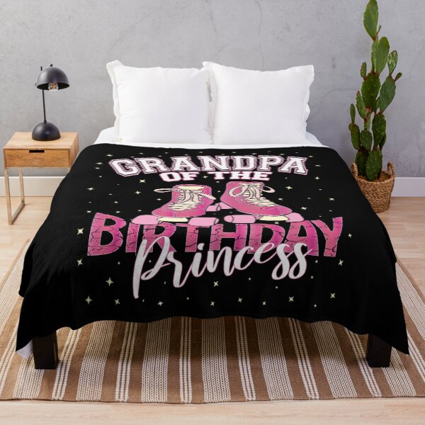 Item preview, Grandpa Of The Birthday Princess Girl Roller Skate Party print designed and sold by Grabitees.