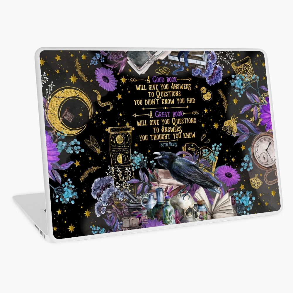Item preview, Laptop Skin designed and sold by eviebookish.