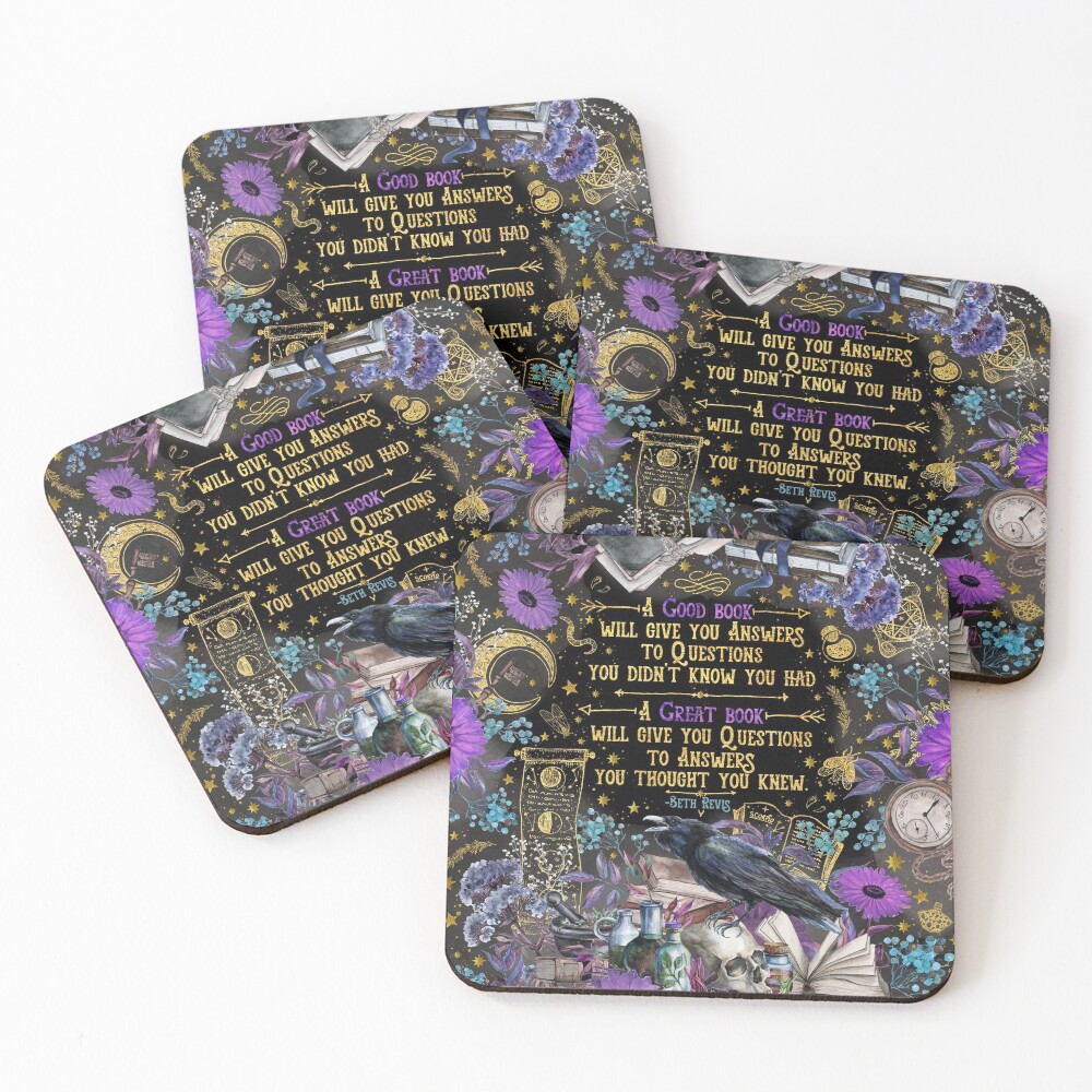 Item preview, Coasters (Set of 4) designed and sold by eviebookish.